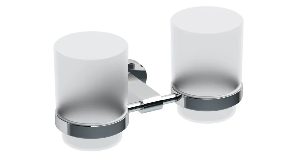 Akciós ár RAVAK Chrome dupla pohártartó (üveg)